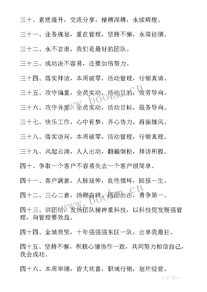 销售团队工作计划