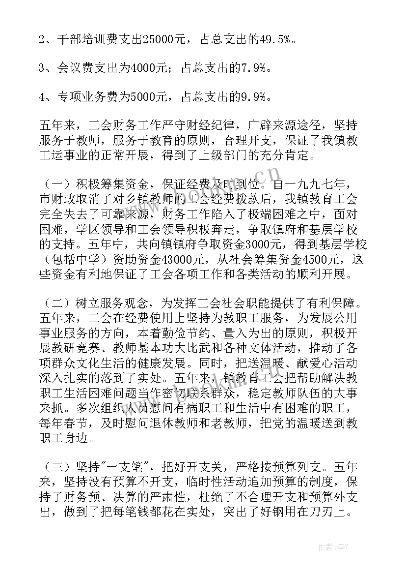 年度财务工作总结报告