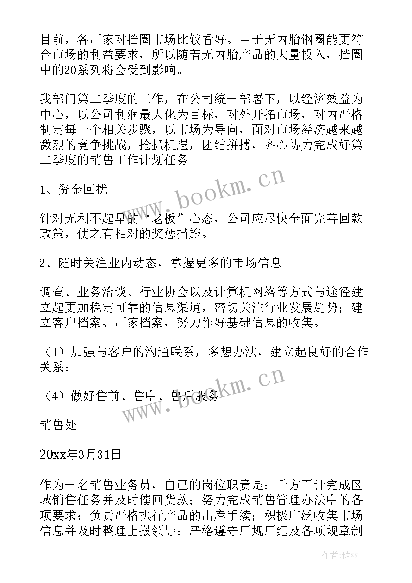 销售工作报告表薄板