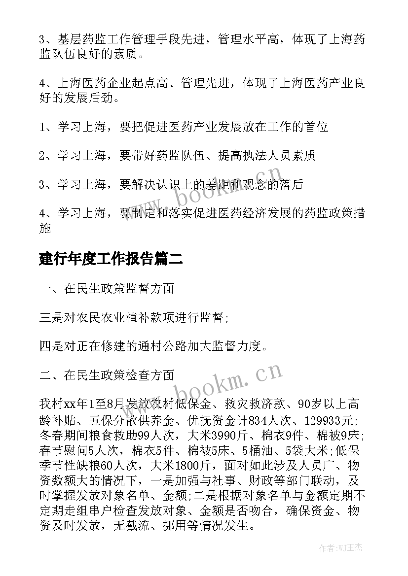 建行年度工作报告