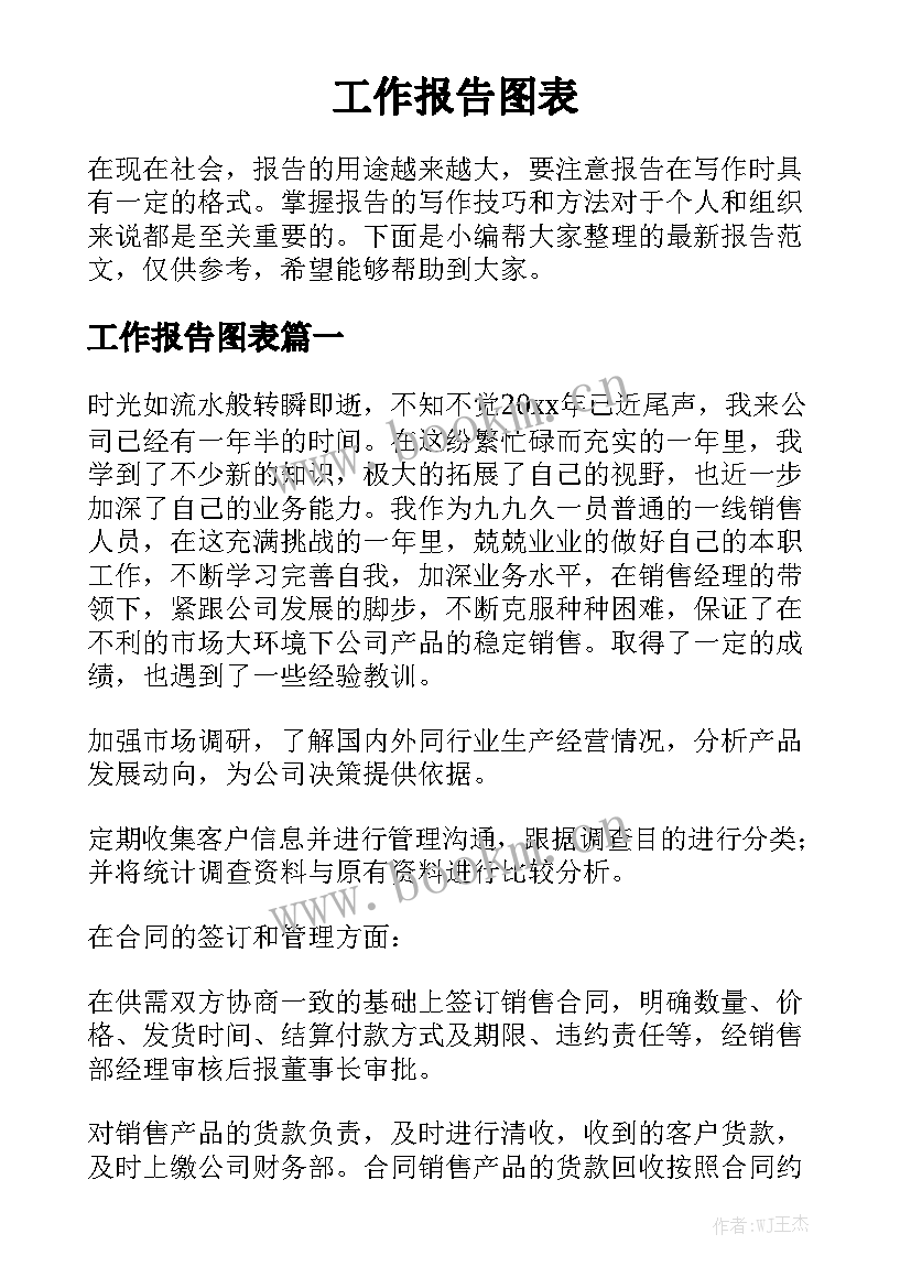 工作报告图表