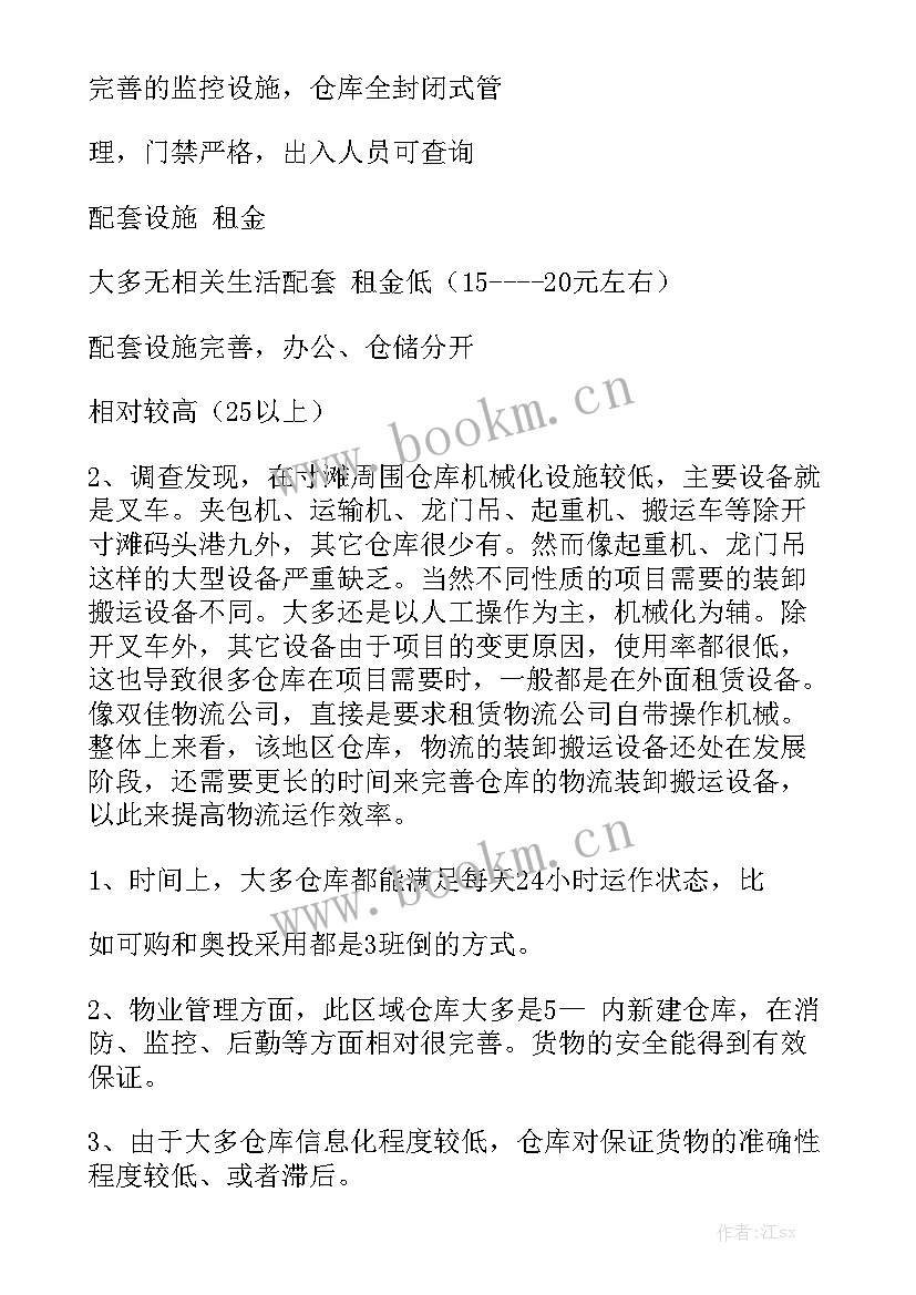 仓储物流工作总结