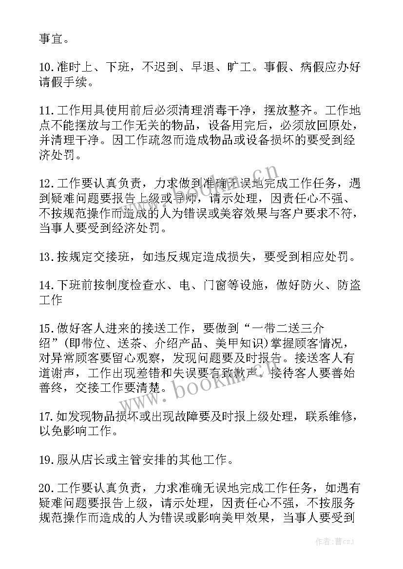 美甲年度总结和规划(五篇)