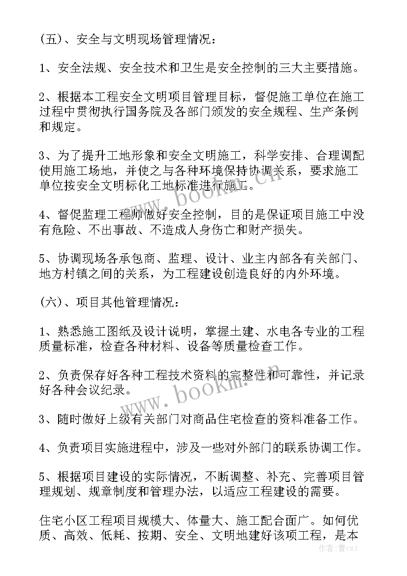 2023年环卫项目经理述职报告 项目经理工作总结报告通用