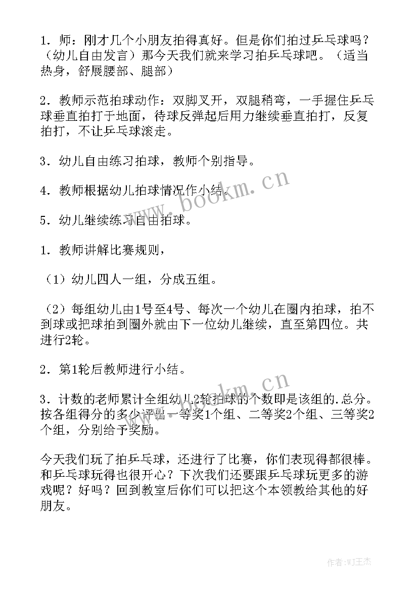 最新乒乓球工作总结(八篇)