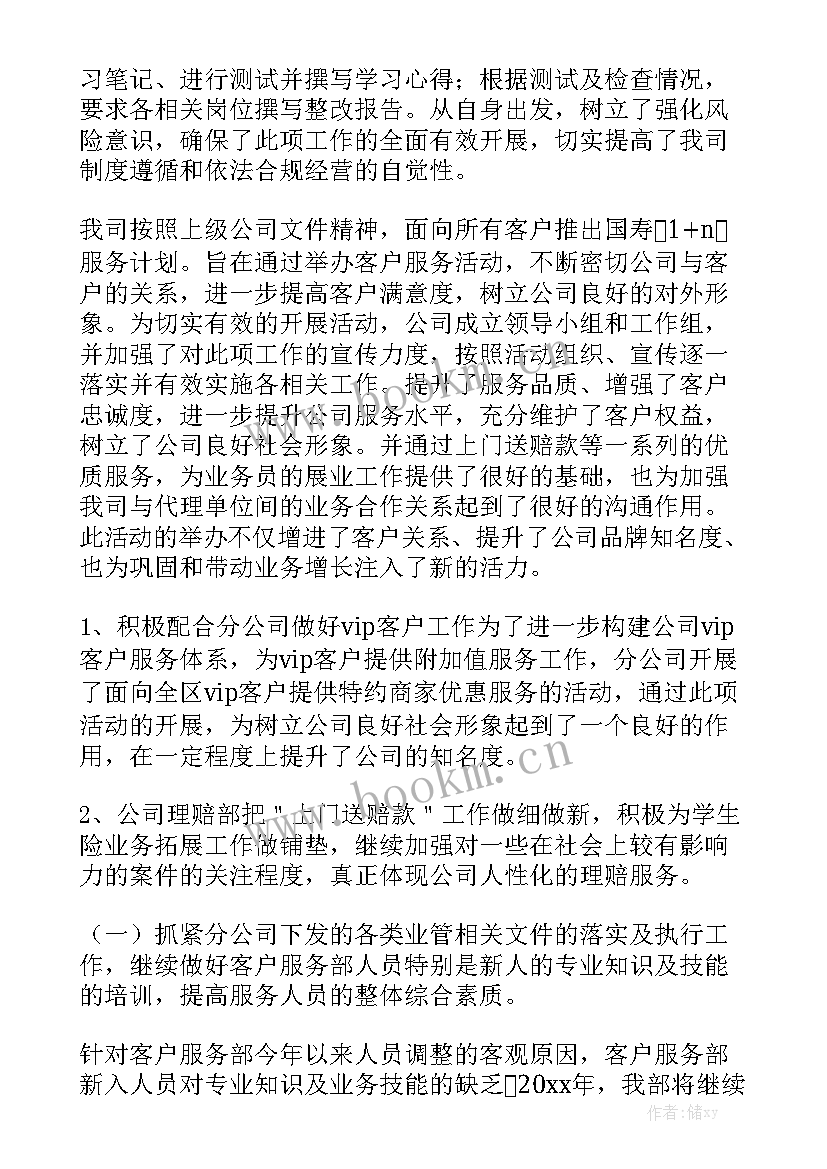 国家电网公司保险工作总结报告优质