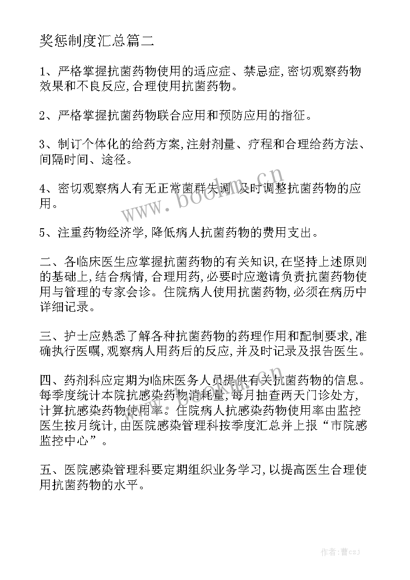 2023年抗菌药物管理科工作总结报告 抗菌药物管理奖惩制度汇总