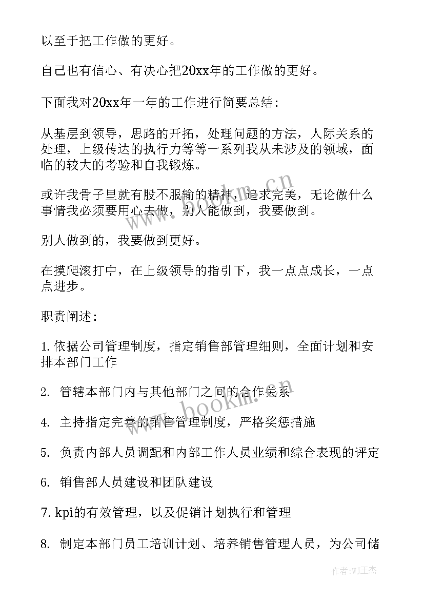 汽车销售每月个人工作总结通用