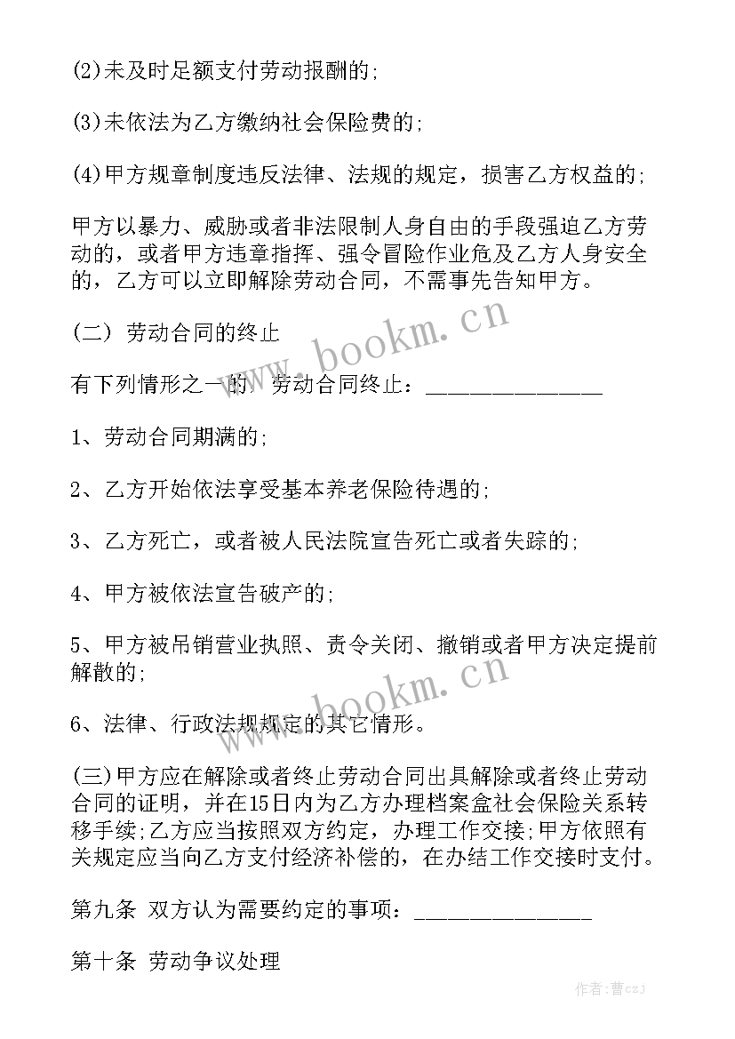 最新正常工作总结模板