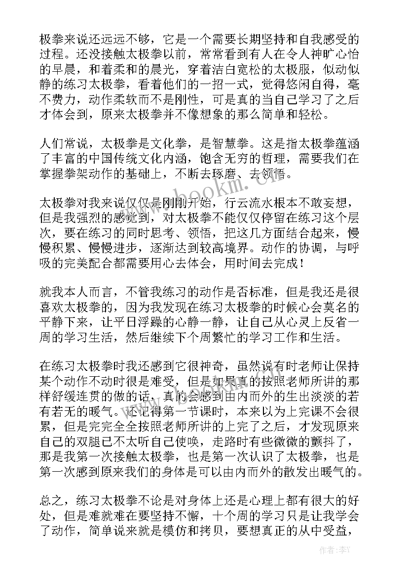 2023年太极活动总结 武派太极拳身法(8篇)