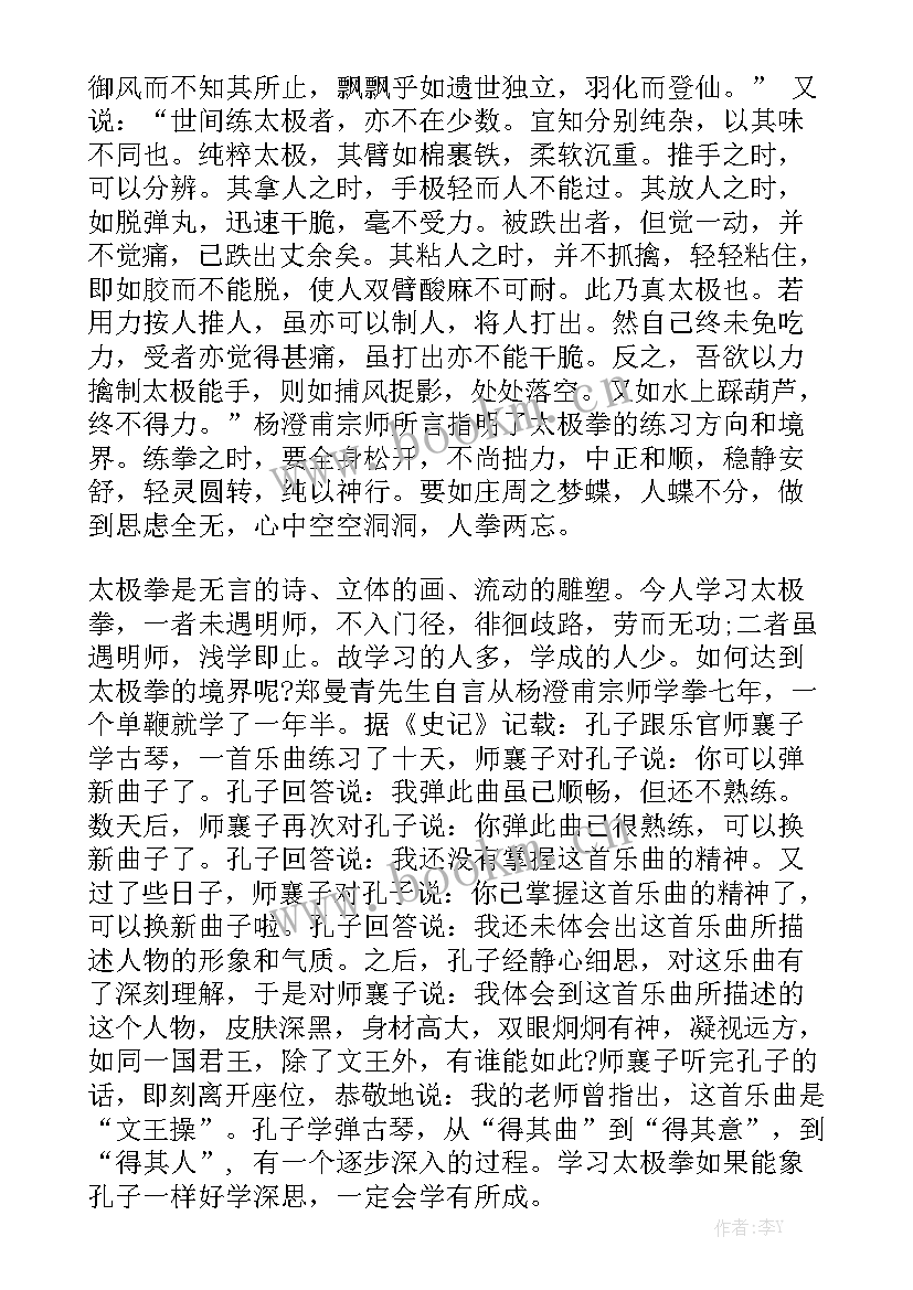 2023年太极活动总结 武派太极拳身法(8篇)