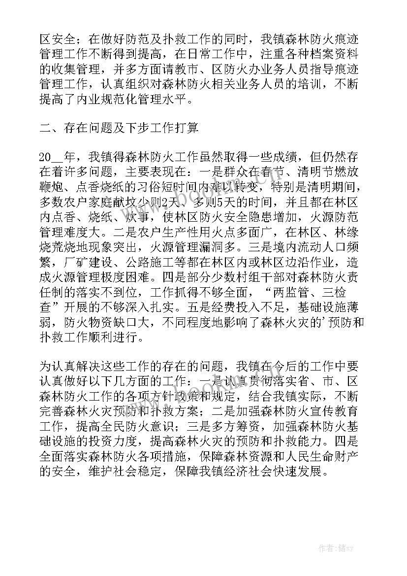 2023年四川乡镇森林草原工作总结汇报汇总