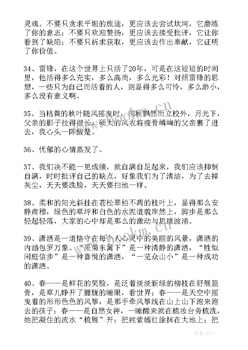 工作总结片段 美文片段段精选