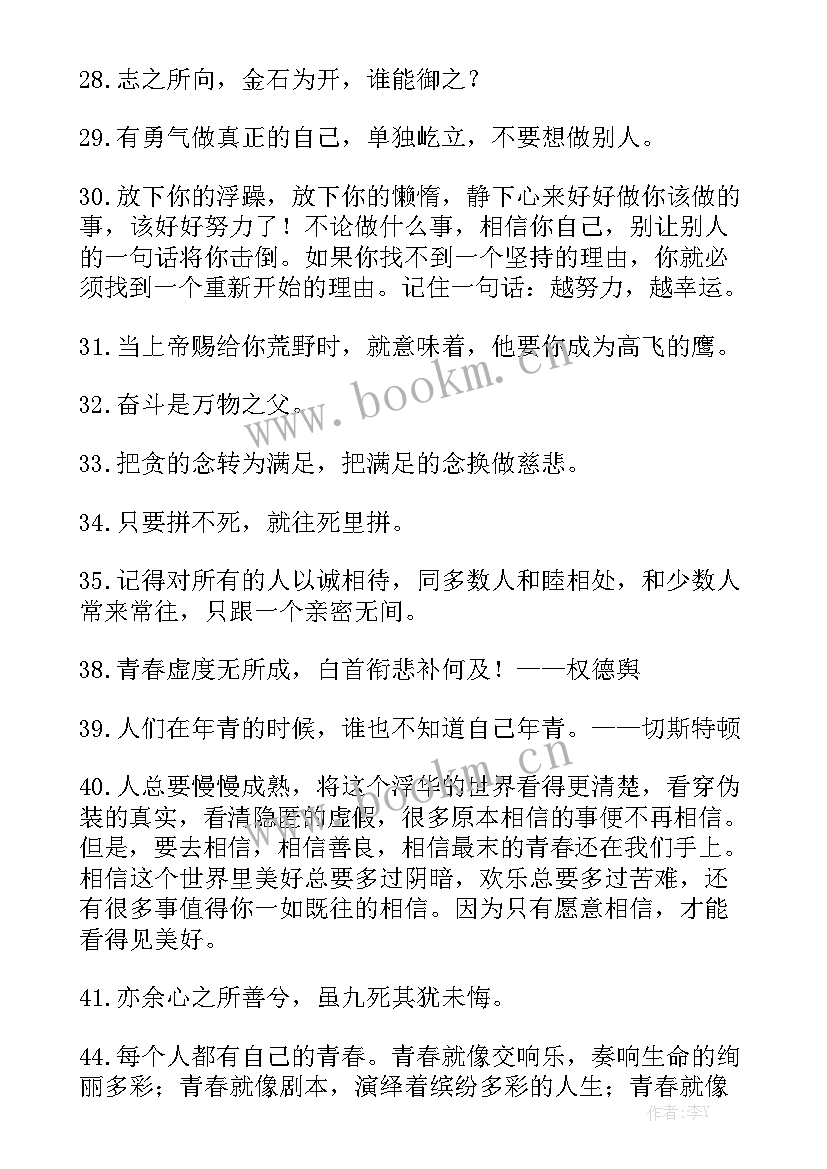 2023年奋斗青春工作总结报告优质