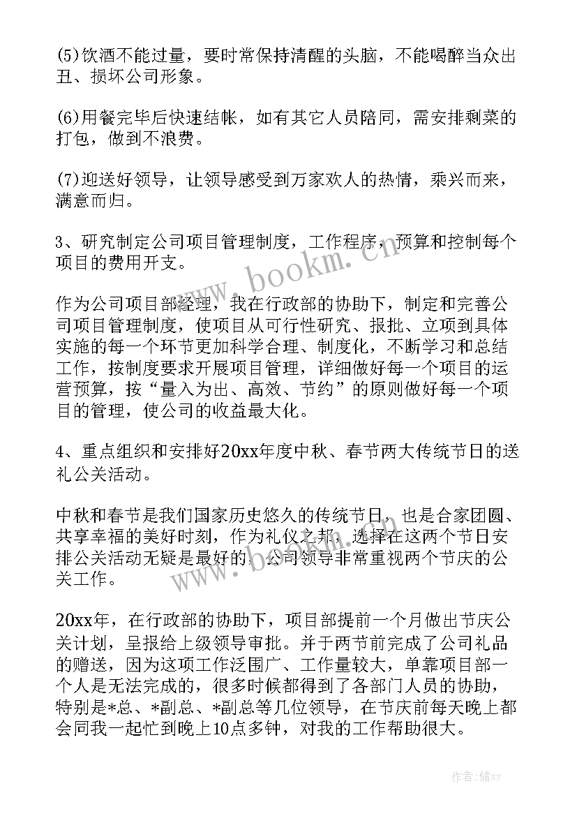 2023年项目工作总结报告精选