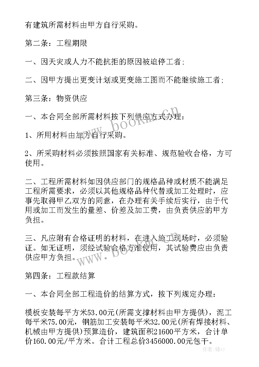 2023年绿化劳务分包合同精选