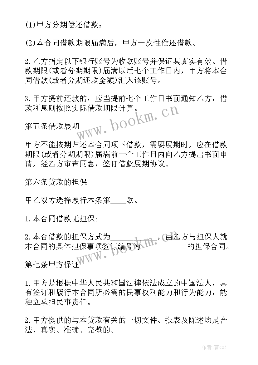 2023年公司担保 担保公司借款合同优秀