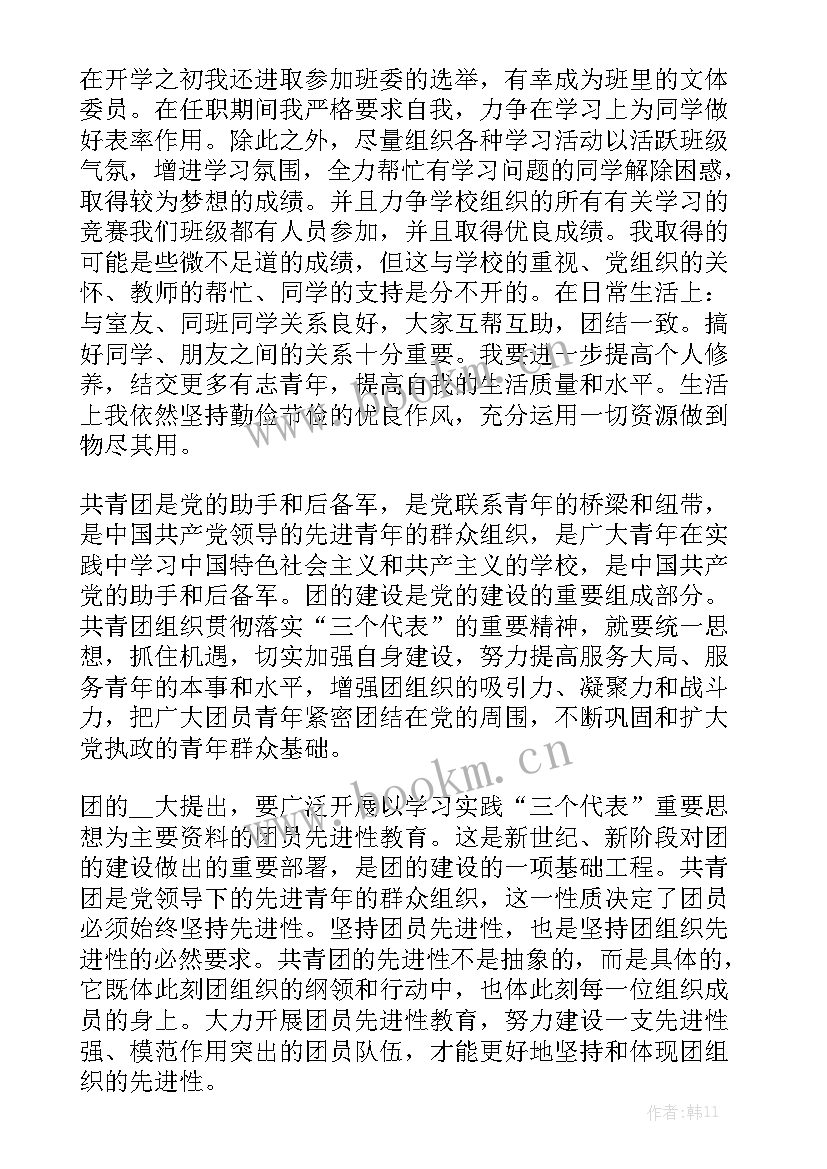 团员工作总结