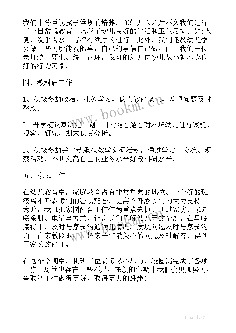 工作总结版