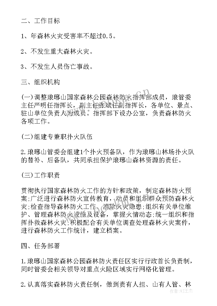 最新化工厂防火措施 防火工作计划精选