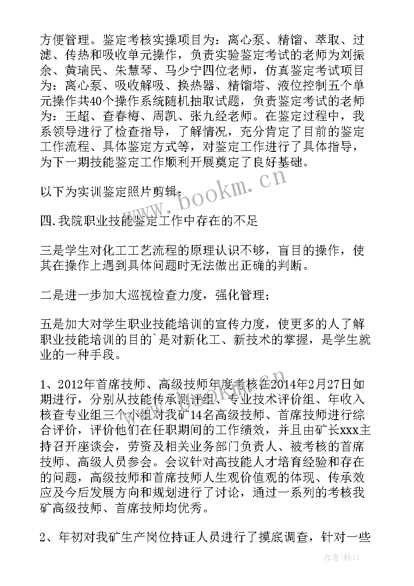 技能人才工作总结 技能组工作总结优秀