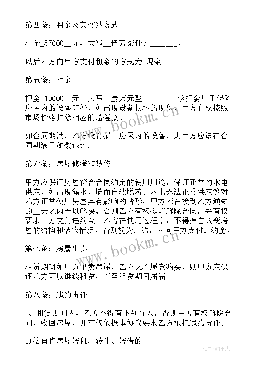 2023年商铺二房东转租合同 长沙租房合同租房合同优质