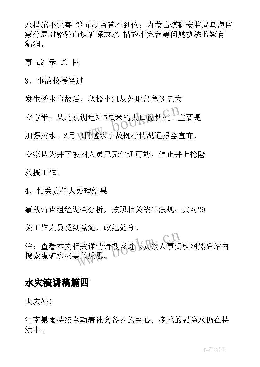 2023年水灾演讲稿(实用9篇)