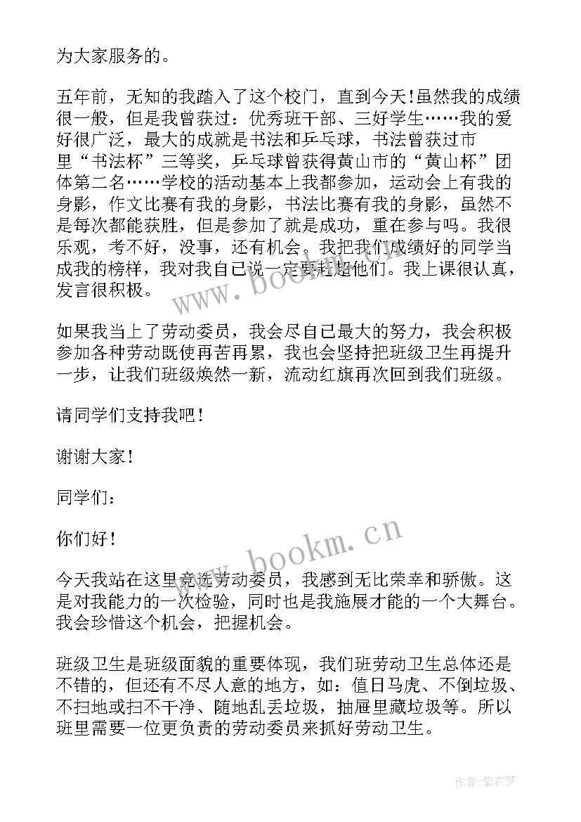 2023年执行委员会职责 竞选宣传委员的竞选演讲稿(精选5篇)