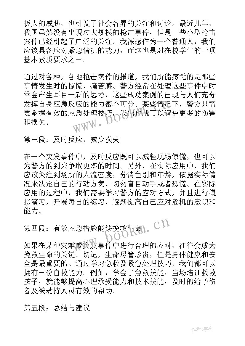 最新枪支心得体会(精选5篇)