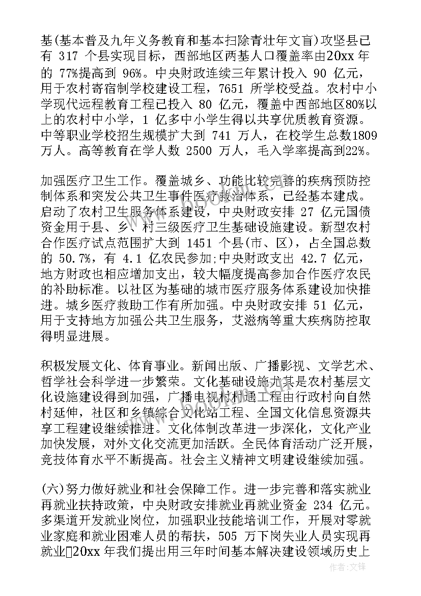 2023年政府工作报告小学生版 年政府工作报告(通用5篇)