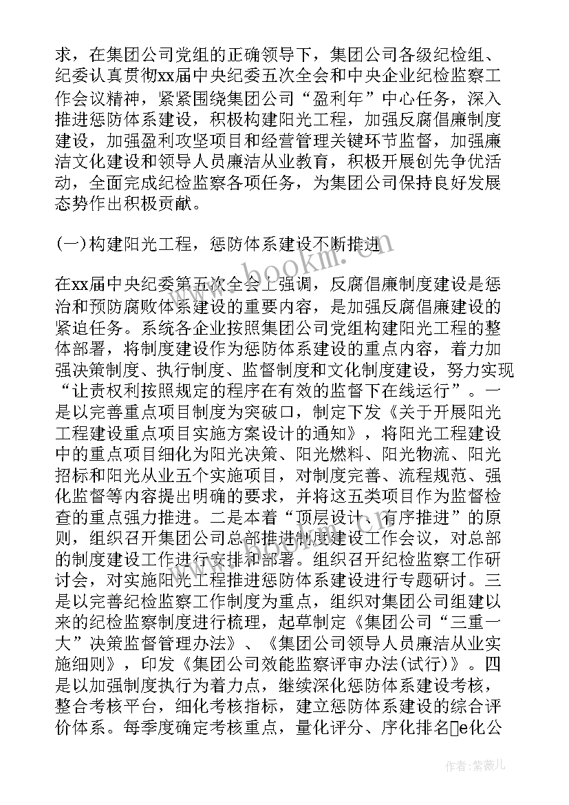 2023年新能源公司工作总结 电力公司反腐工作报告(精选5篇)