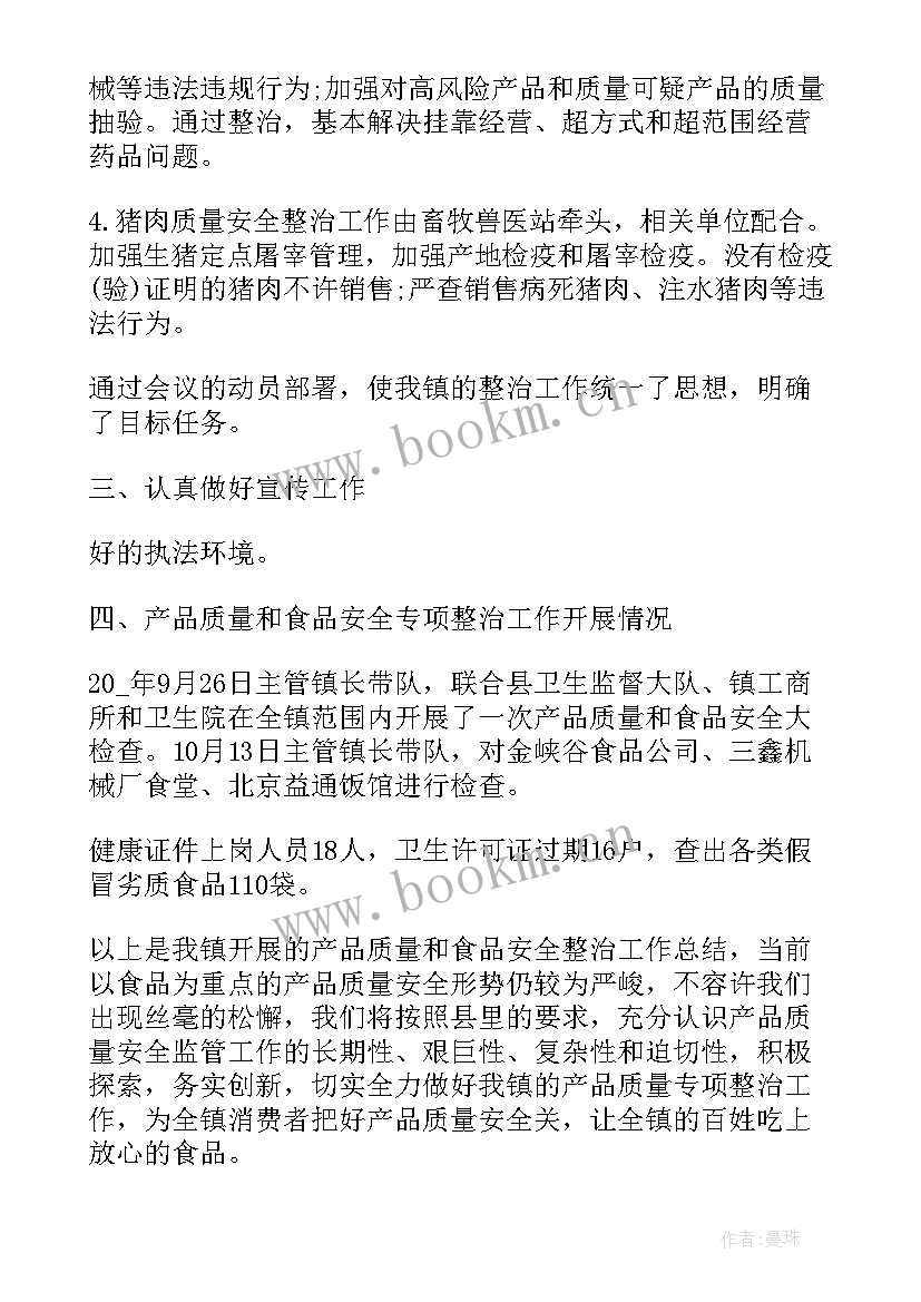 党建专项整治工作总结 专项整治工作总结(优质10篇)