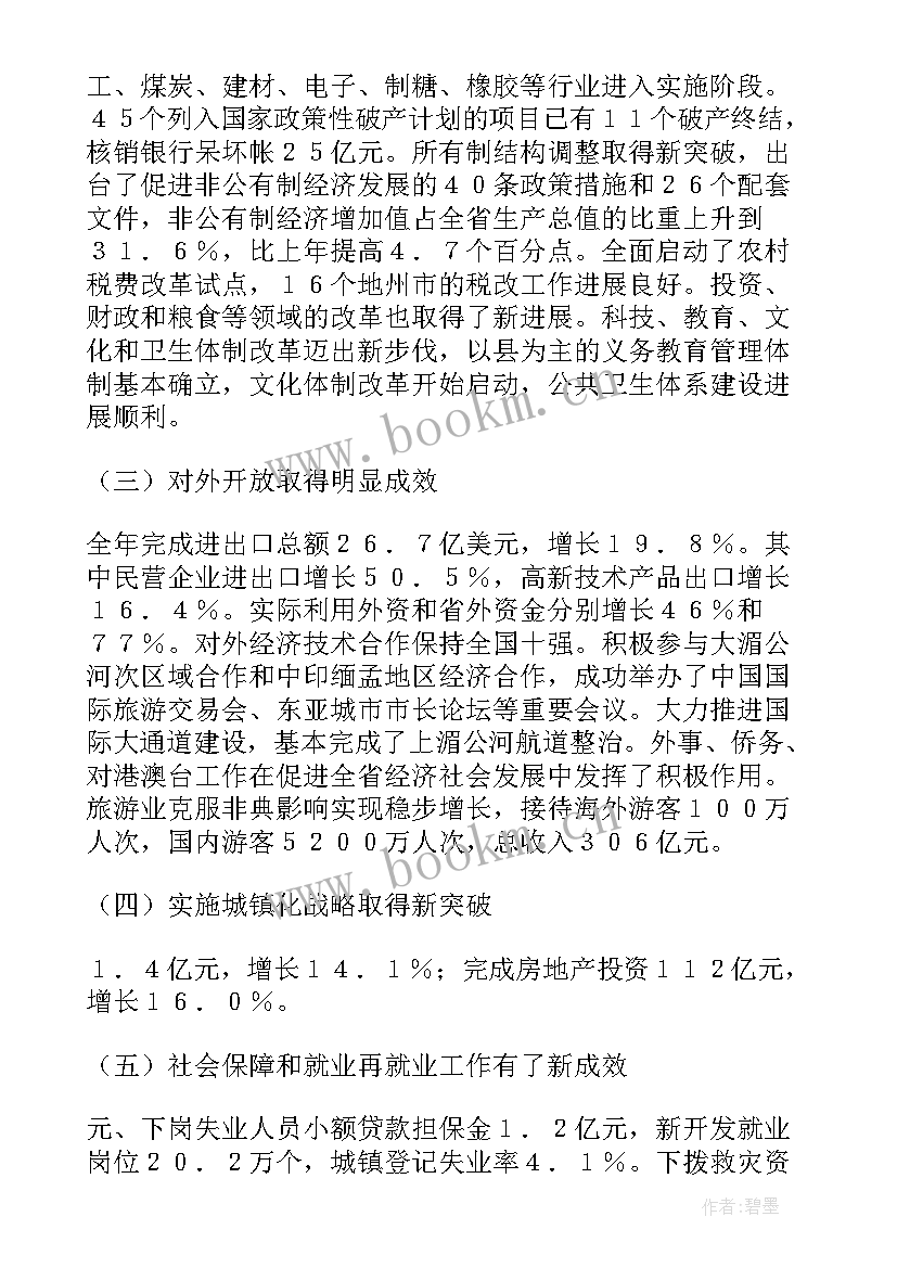 政府工作报告篇幅 学区政府工作报告心得体会(模板5篇)