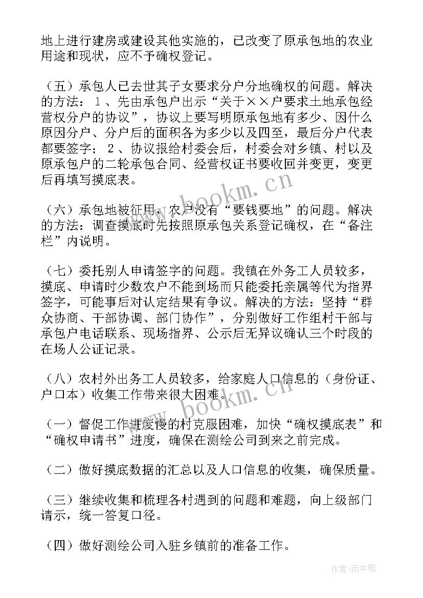 最新土地确权工作个人总结(模板7篇)