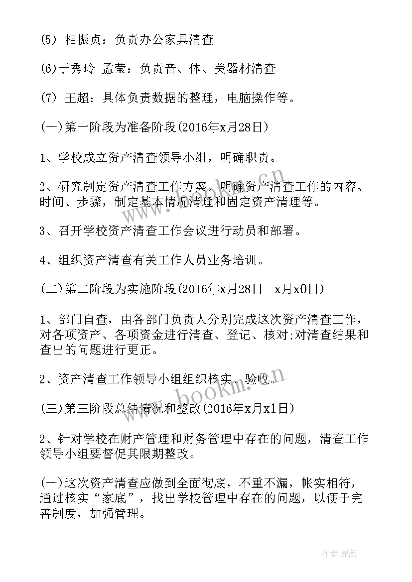 资产管理情况自查报告 学校资产管理自查报告(通用5篇)