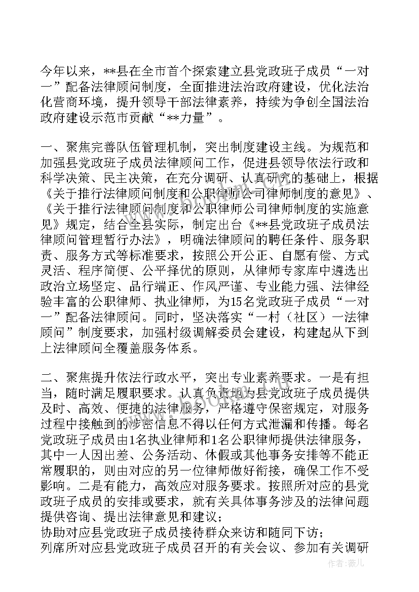 法治政府建设工作报告(汇总6篇)