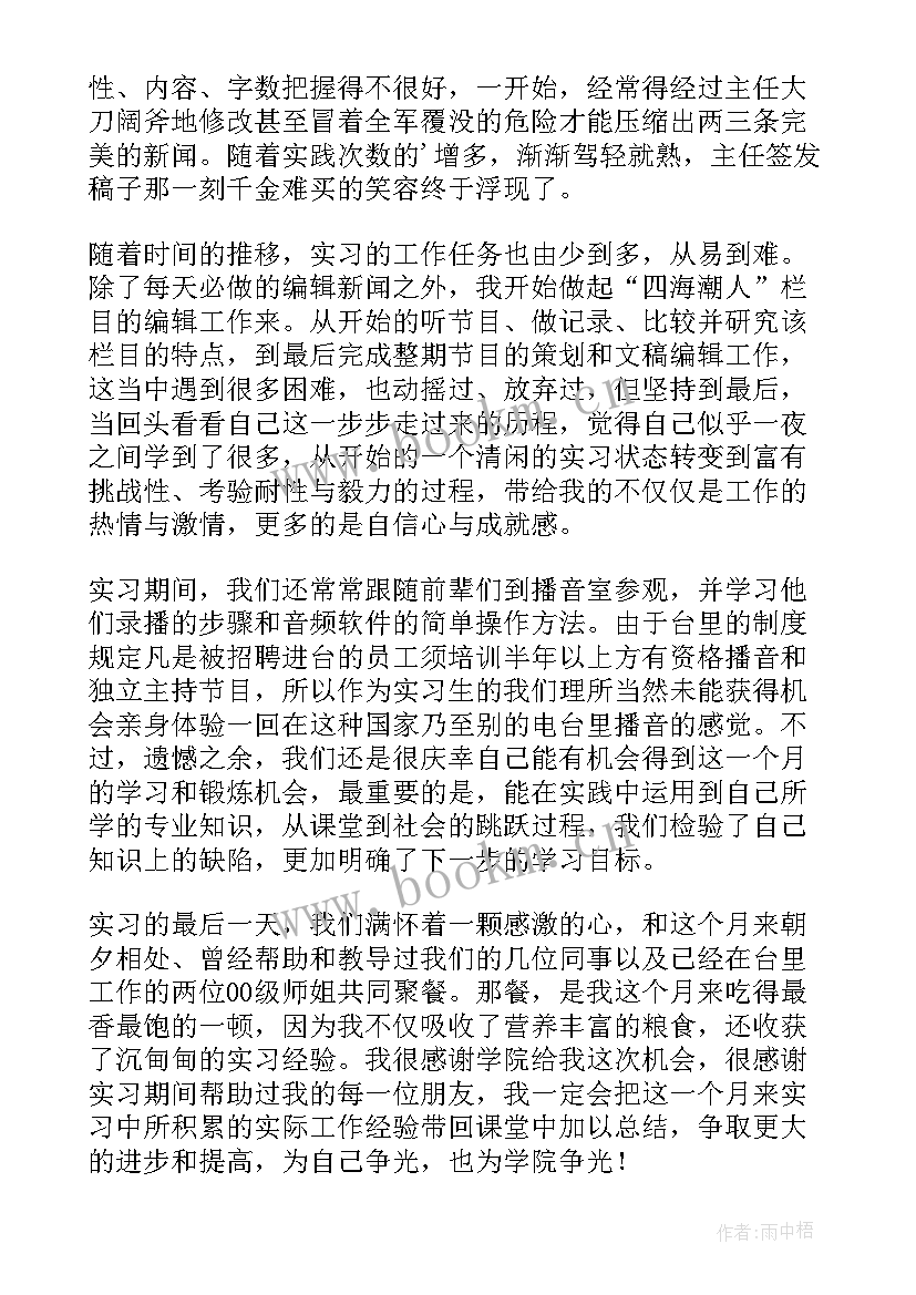 最新播音主持央视工作报告发言稿(大全6篇)