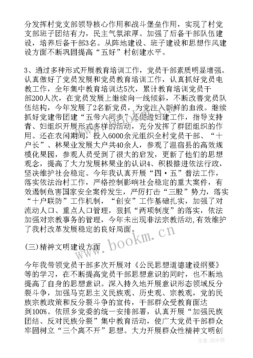 王中同志简历 支部书记工作报告(模板5篇)