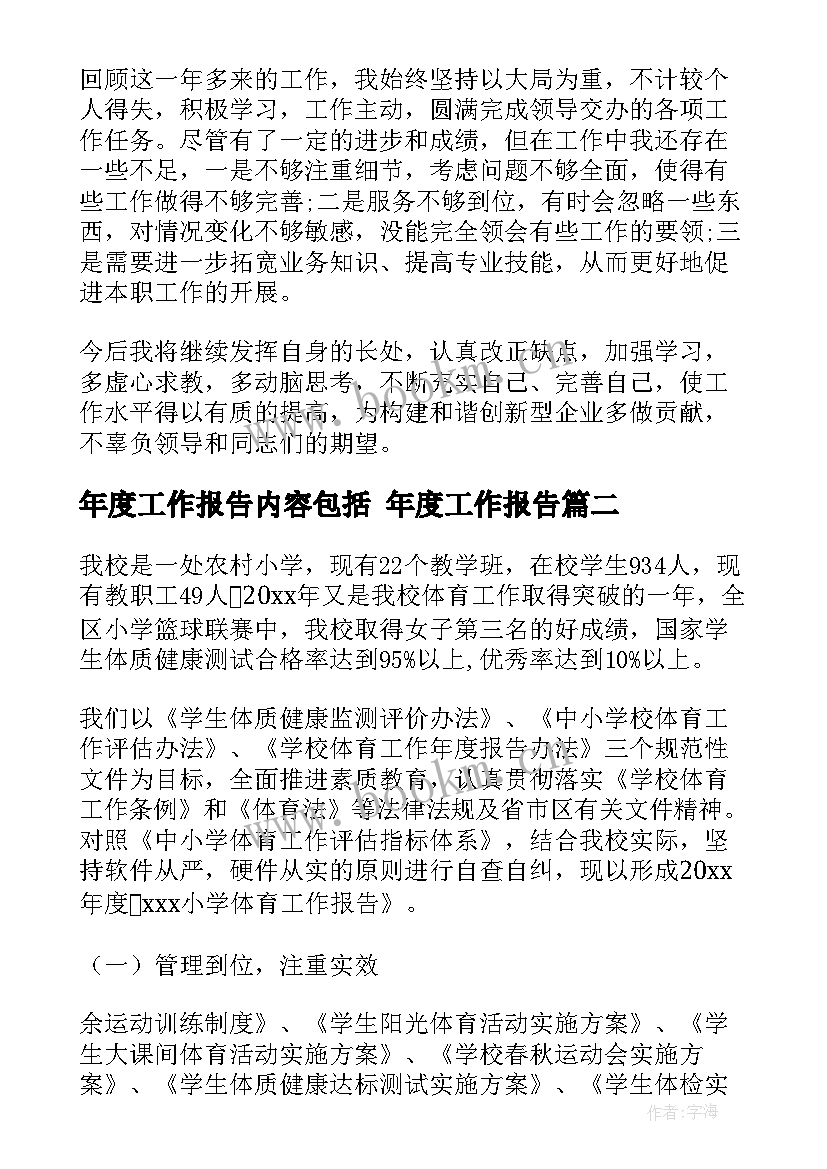 2023年年度工作报告内容包括 年度工作报告(实用9篇)