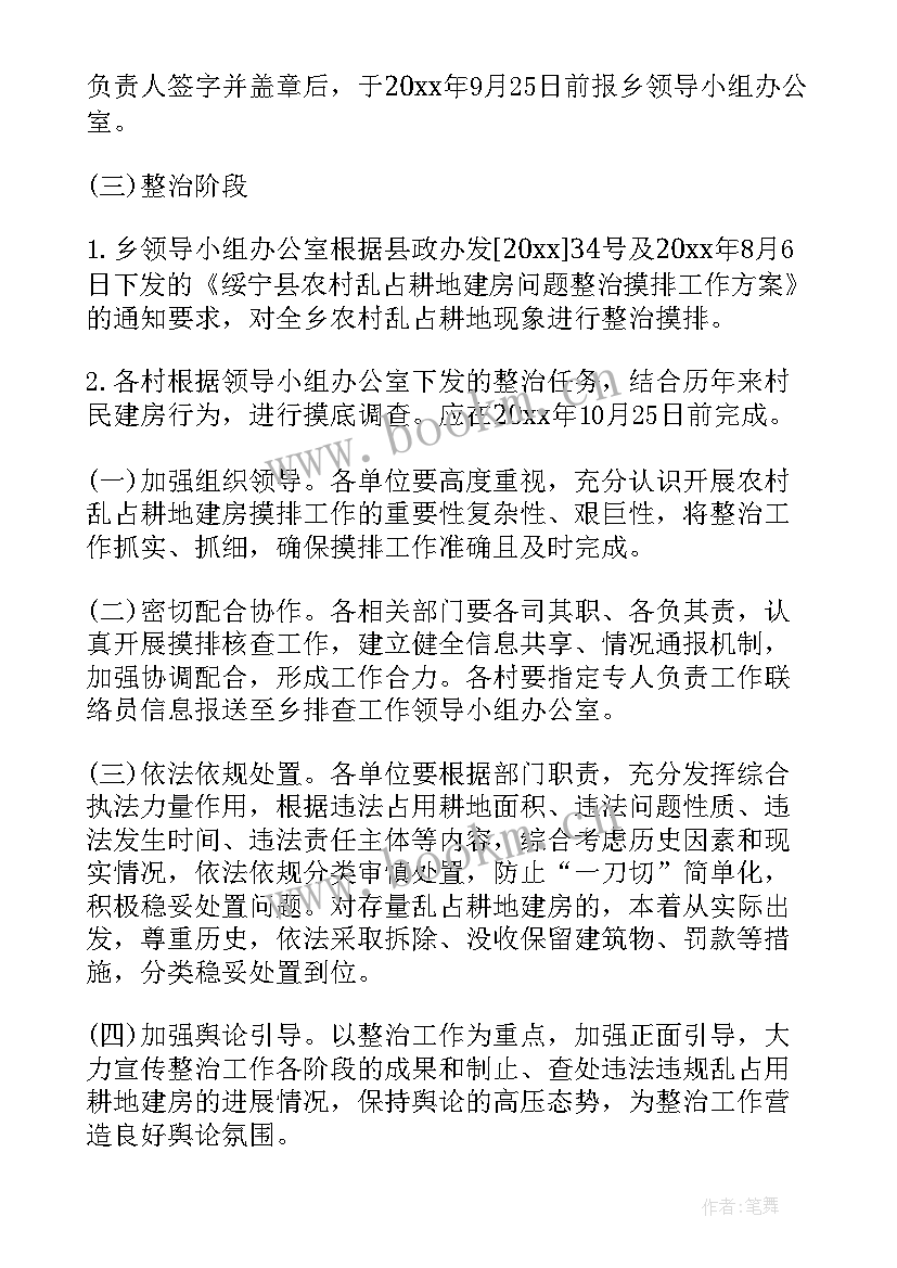 2023年自建房排查整治的阶段总结 乡镇自建房排查整治工作方案(大全10篇)