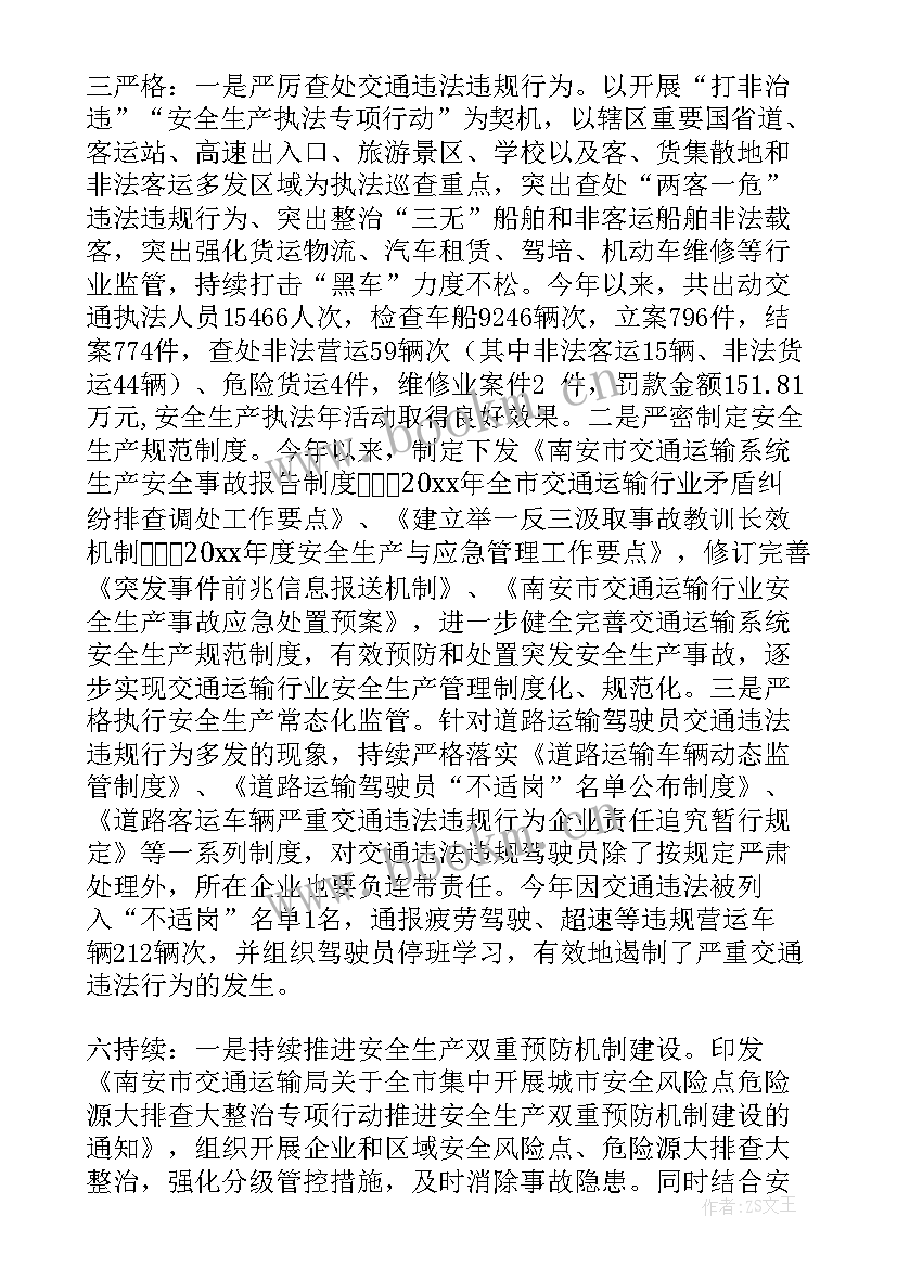 2023年交通运输督查工作报告总结(大全9篇)