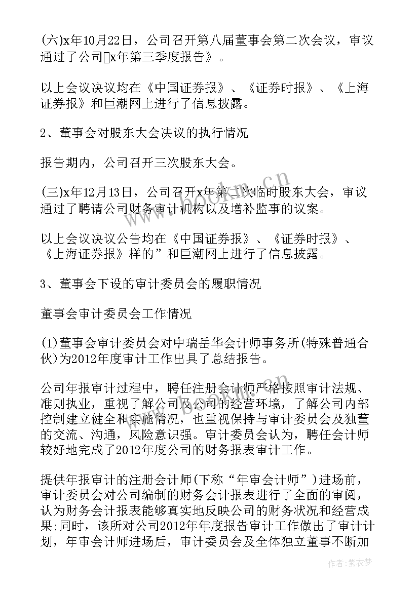 总经理向董事长汇报工作 董事年度的工作报告(优质5篇)