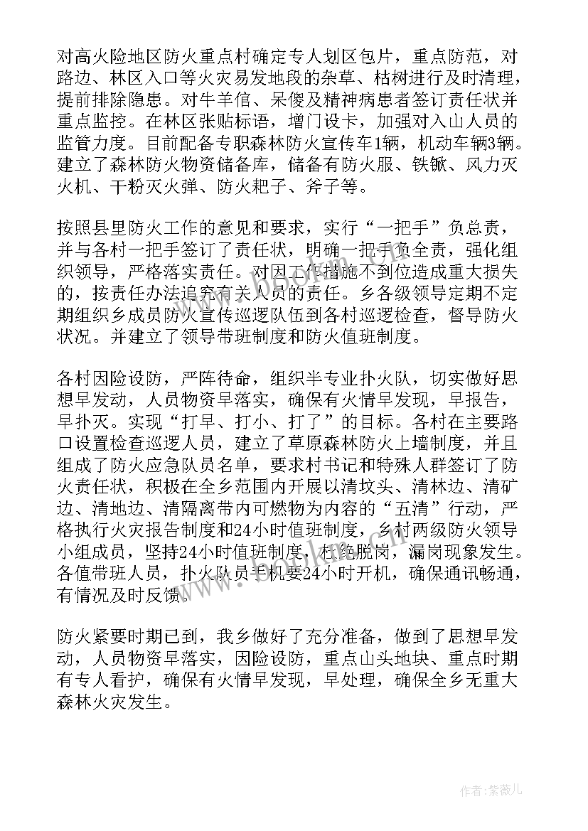 2023年村委防火工作会议记录 森林防火宣传工作报告(模板5篇)