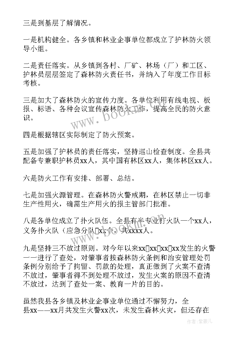 2023年村委防火工作会议记录 森林防火宣传工作报告(模板5篇)