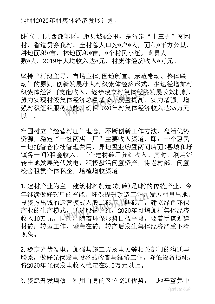 最新发展集体经济工作报告 发展集体经济诉求优选(模板7篇)