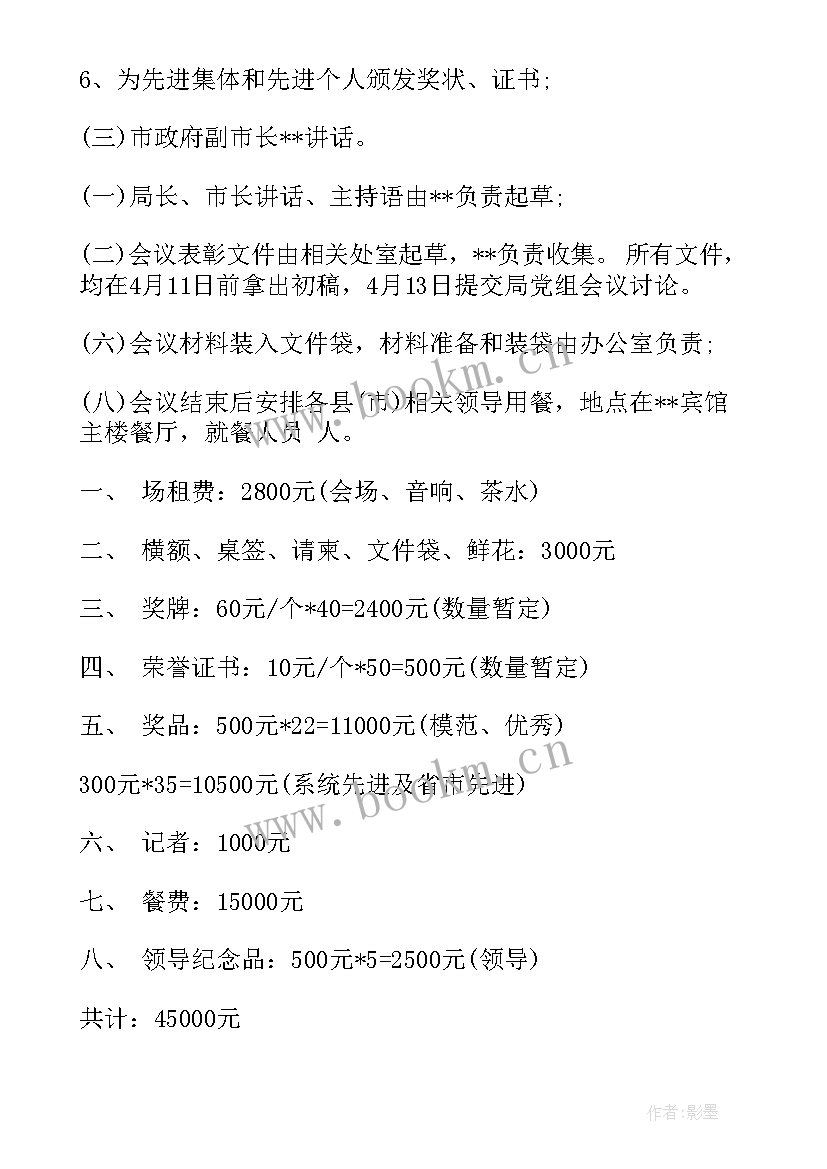 2023年股东会筹备方案(大全7篇)