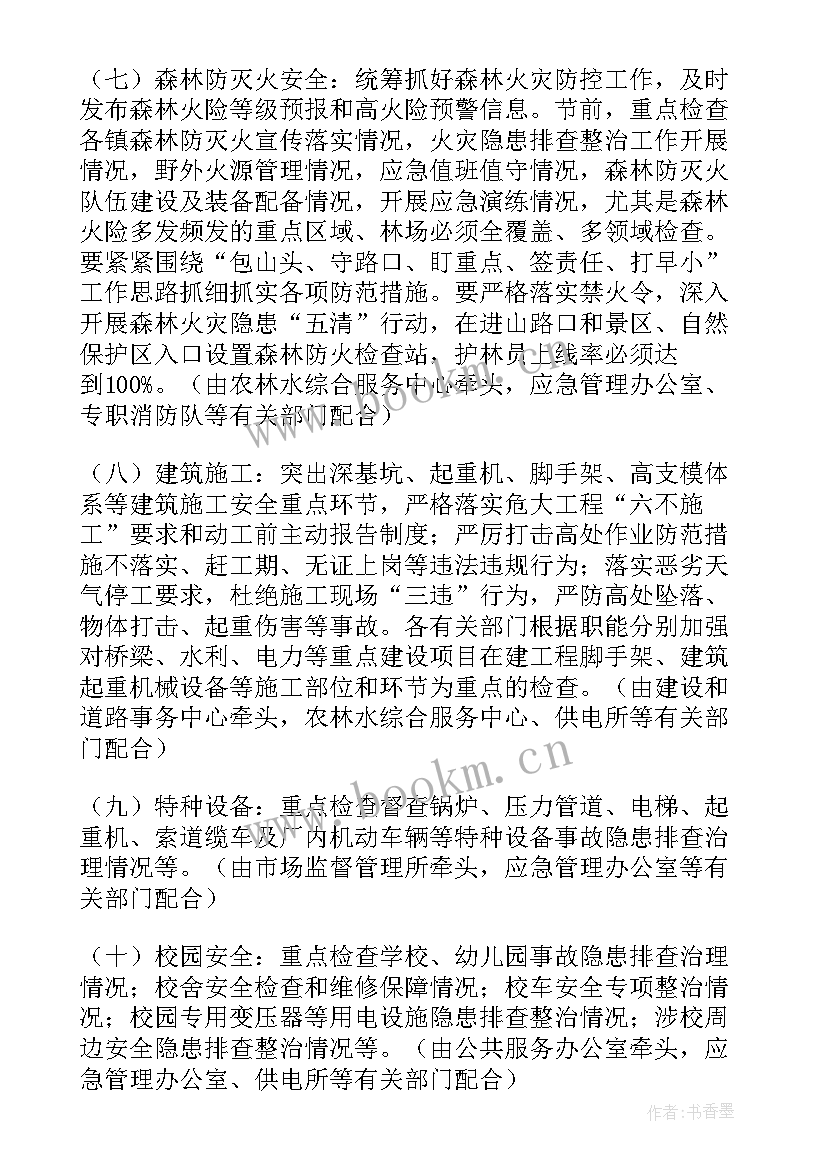 2023年张贴安全标语的作用 公司春节期间安全检查方案(通用8篇)