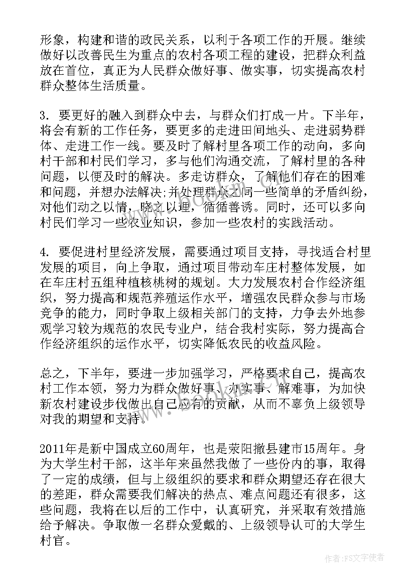 村主任的工作计划(通用9篇)