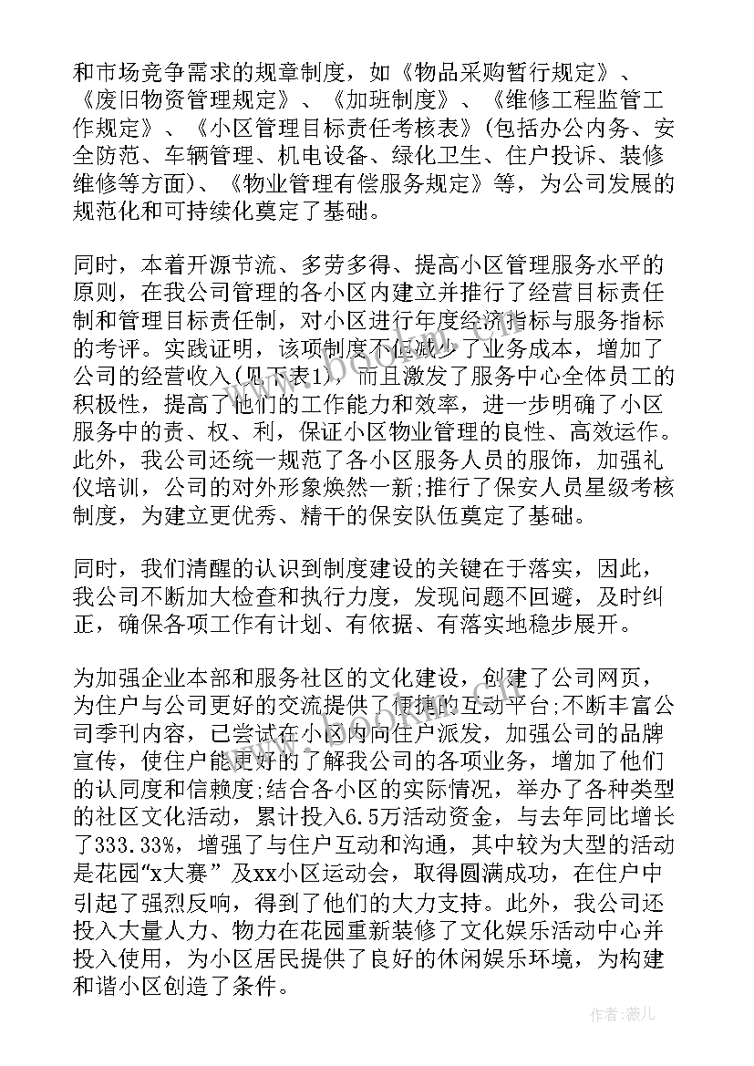 物业工作计划和总结 物业保安工作总结及下年工作计划(大全7篇)