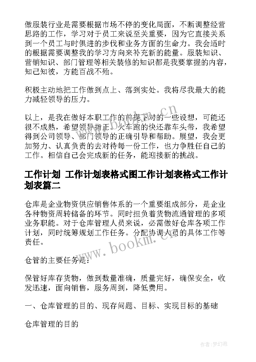 2023年工作计划 工作计划表格式图工作计划表格式工作计划表(模板7篇)